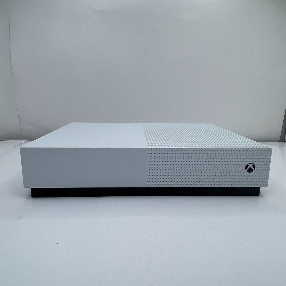 White Microsoft Xbox One S All-Digital Edition 1TB Model 1681 Console Only